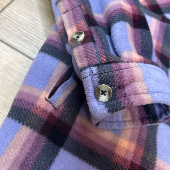 Sage Collective womans plaid Sherpa lined jacket size S - Picture 4 of 7